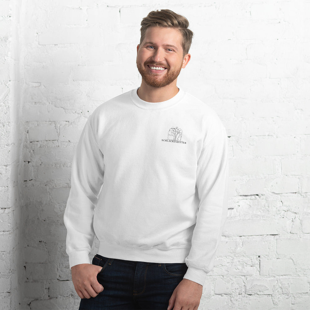 Sweatshirt Männer Schlackenritter - Weiß