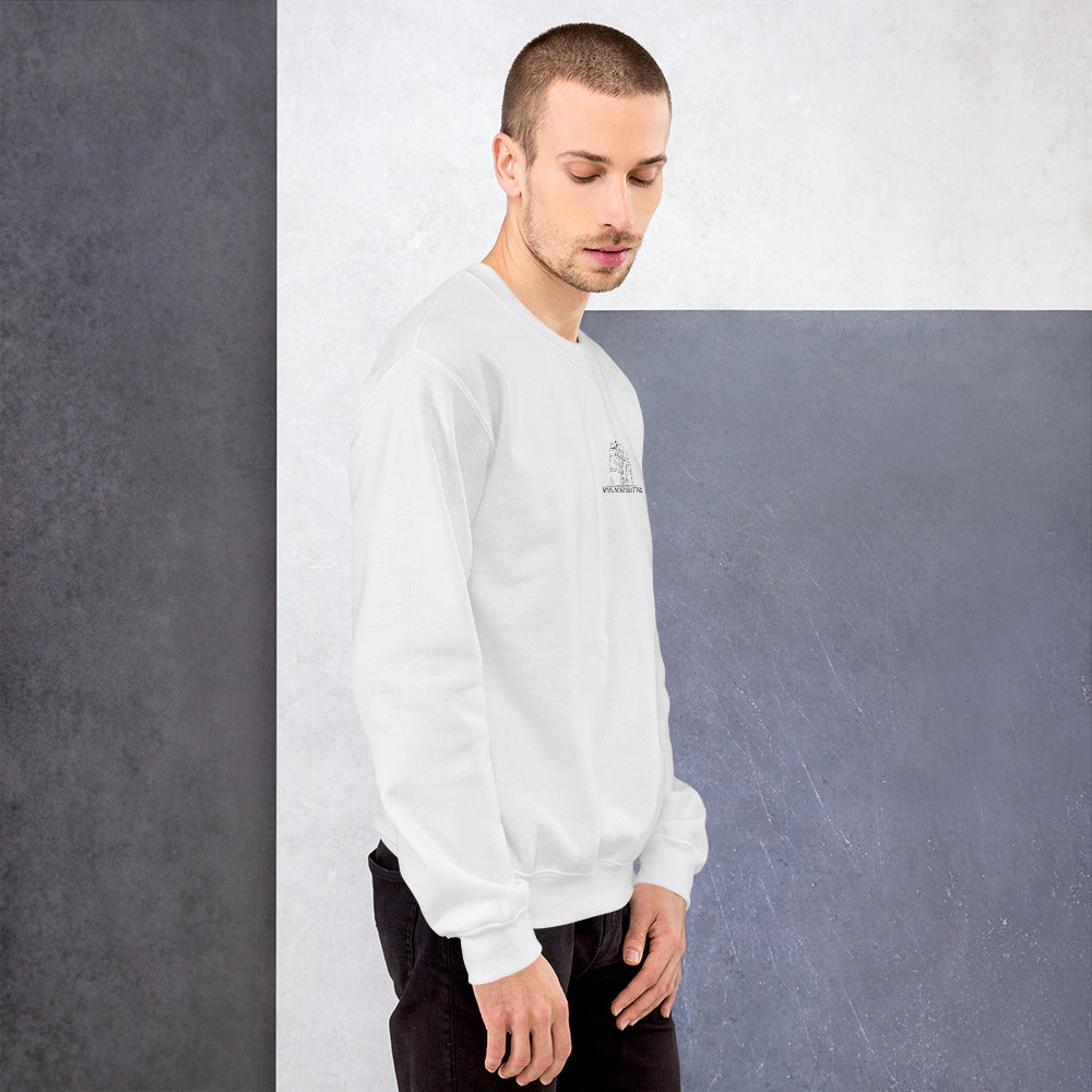 Sweatshirt Männer Schlackenritter - Weiß