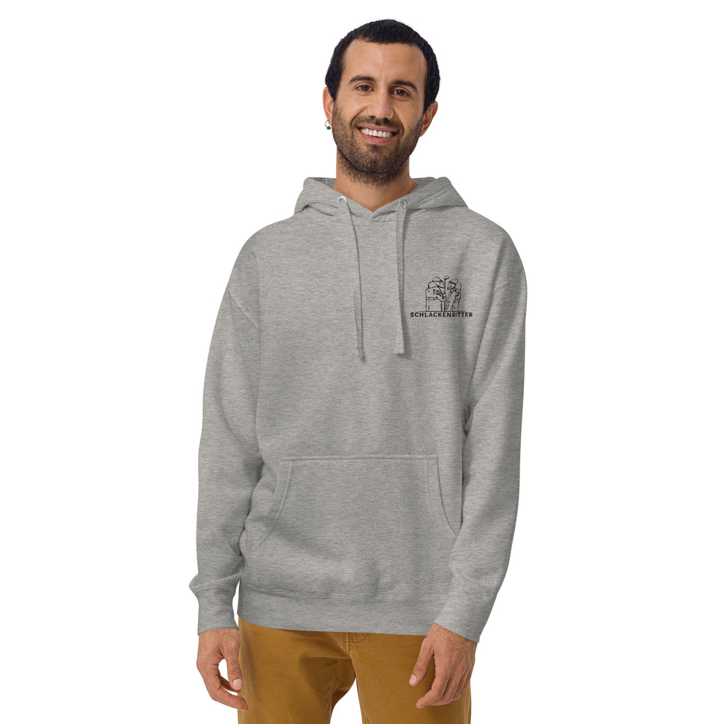 Kapuzenpullover Männer Schlackenritter - Grau