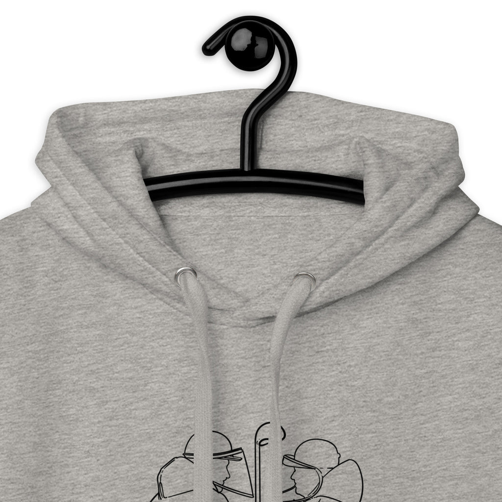 Kapuzenpullover Männer Schlackenritter - Grau